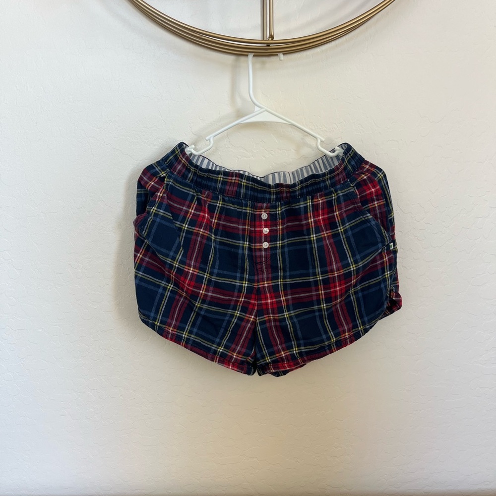 Aerie Striped and Plaid Lounge Shorts